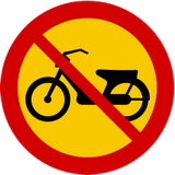 Mopeds prohibited.