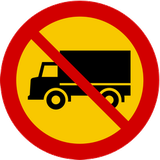 Trucks prohibited.