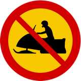 Snowmobiles prohibited.