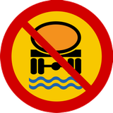 Vehicles carrying water-polluting substances prohibited.
