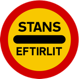 Entry prohibited (checkpoint).