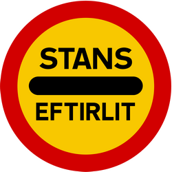 Entrada prohibida (puesto de control).