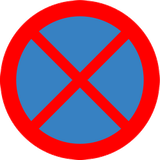 Parking and stopping prohibited.