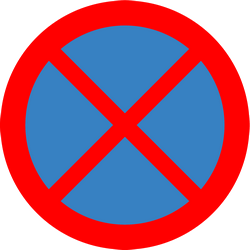 Prohibido parar y estacionar.