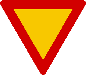 Give way.