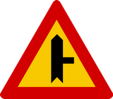 Priority at the junction.