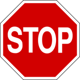 Stop and give way.