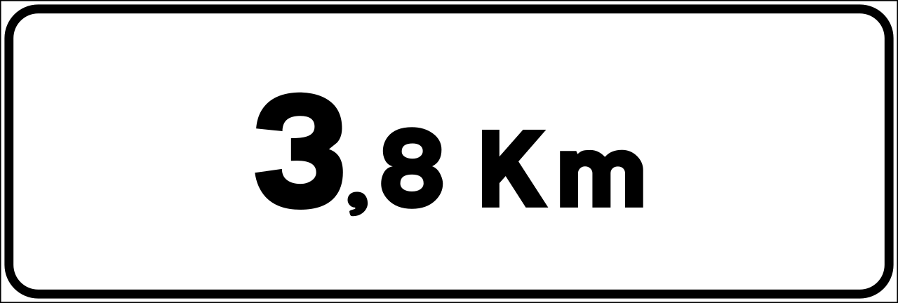 ... Kilometer voraus.