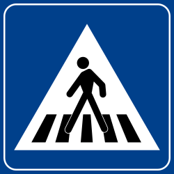 Fußgängerüberweg.