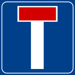 Sackgasse.