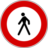 Peões proibidos.