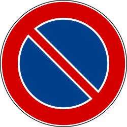Estacionamento proibido.