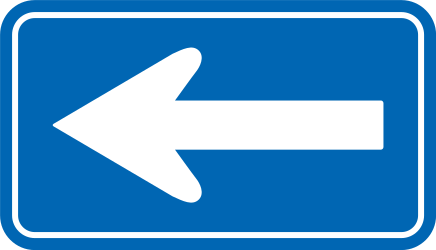 Road with one-way traffic.