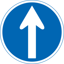 Driving straight ahead mandatory.