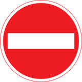No entry.