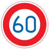 Start of a speed limit.