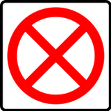 Access prohibited in both directions.