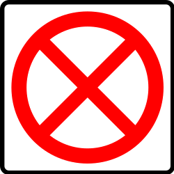 Access prohibited in both directions.