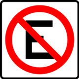 Parking prohibited.