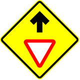 Give way ahead.