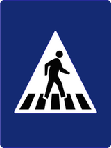 Crossing for pedestrians.
