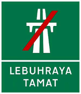 End of the motorway.