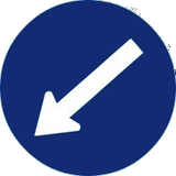 Pass obstacle on the left.