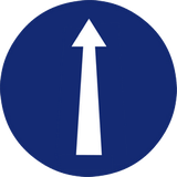 Driving straight ahead mandatory.
