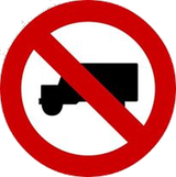 Trucks prohibited.