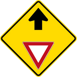 Give way ahead.