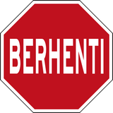 Stop and give way.