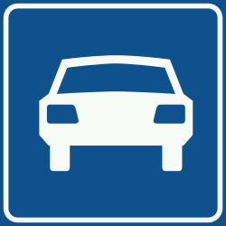 Inicio de autovía.