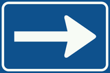 Via de sentido único.