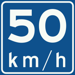 Velocidad recomendada.