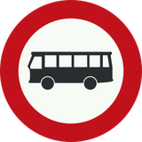 Autocarros proibidos.