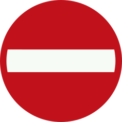 Entrada proibida.