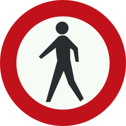 Peões proibidos.