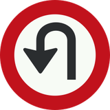 Inversão de marcha proibida.