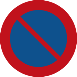 Estacionamento proibido.