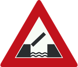 Aviso de ponte móvel.