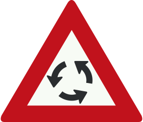 Aviso de rotunda.