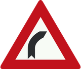 Curva à direita.