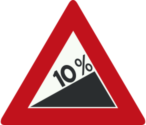 Subida íngreme.
