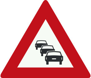 Aviso de congestionamento.
