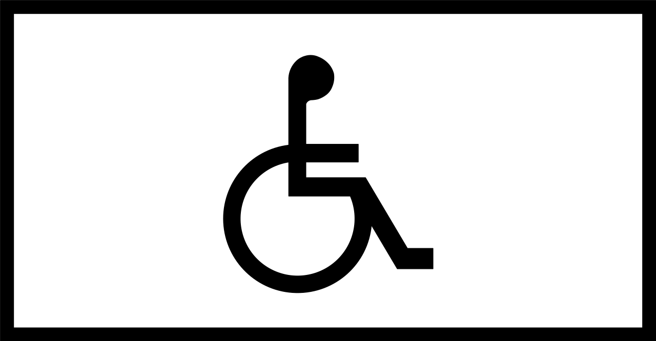 For people with disabilities.