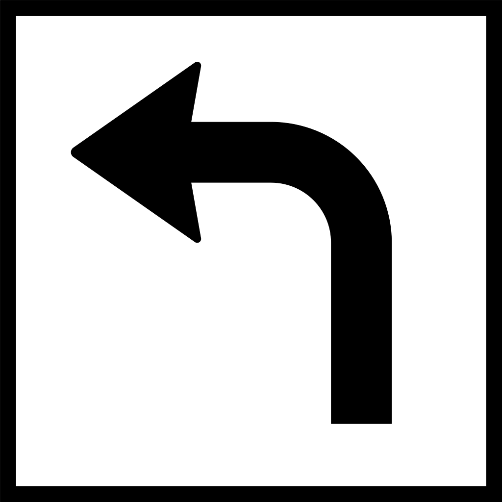 Applies after a left turn.