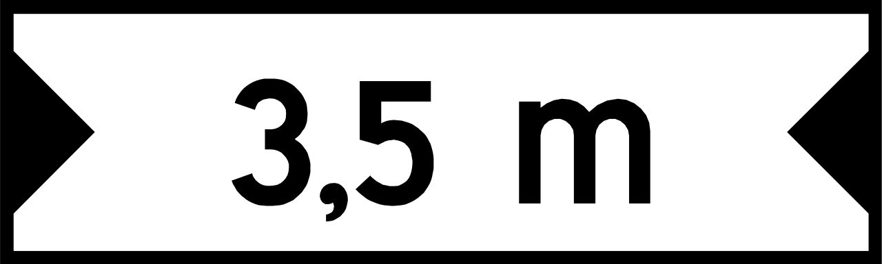 Indicated width.