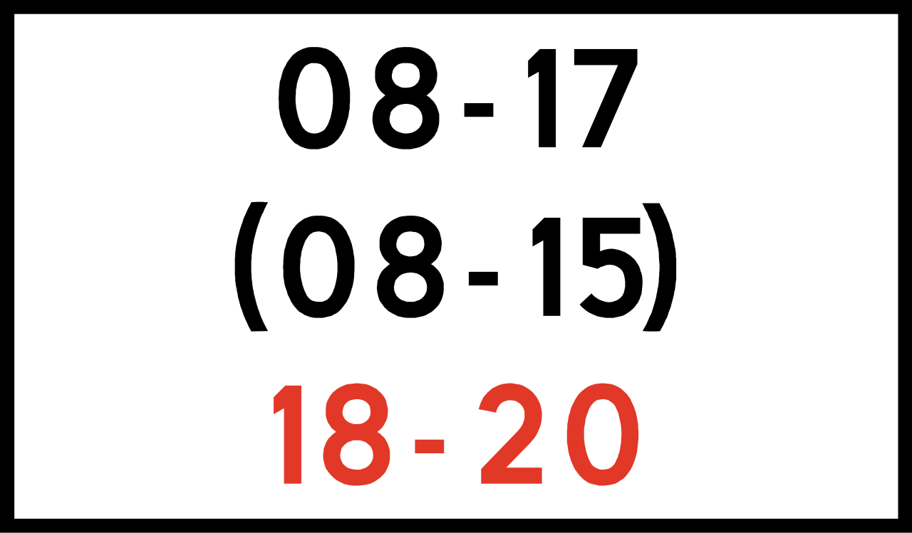 At shown times on workdays, Saturdays, Sundays and holidays.