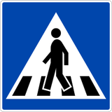 Fußgängerüberweg.