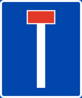 Sackgasse.